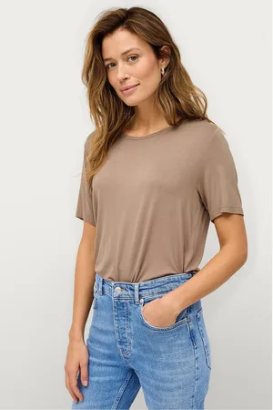 ELLOS T-shirt i viskosestrik