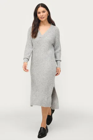 Soaked in Luxury Strikkjole slRakel V-Neck Dress