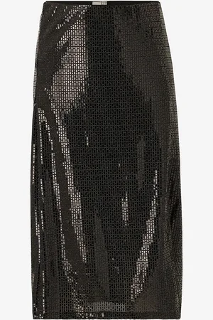 Y.A.S Nederdel Yasdarkness HW Midi Skirt - Show