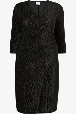 VILA Slå-om kjole viVelvet 3/4 Wrap Short Dress