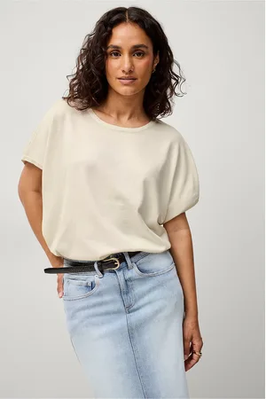 Saint Tropez Top Milasz R-n SS Pullover