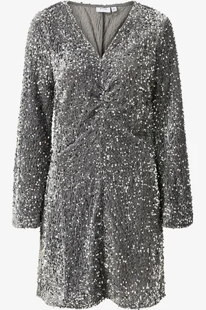 VILA Pailletkjole viBarina Wide Sleeve Glitter Dress