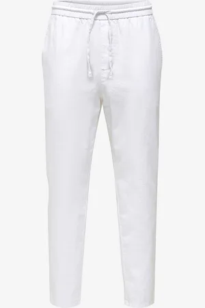 Only & Sons Bukser onsLinus Crop 0007 Cot Lin Pnt