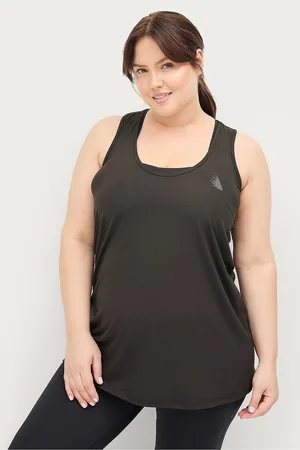 Zizzi Træningstop aBasic S/L Racerback Top