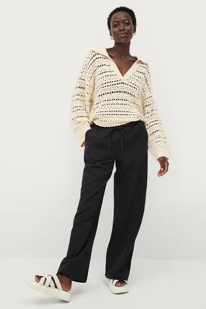 Gina Tricot Bukser Dina Linen Trousers