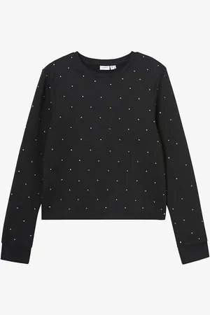 NAME IT Sweatshirt nkfRhinestones LS Short Sweat