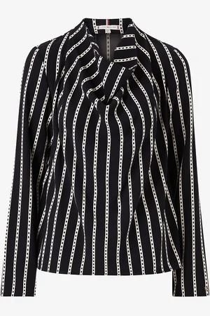 Tommy Hilfiger Bluse Argyle Stripe Cowl Neck Blouse