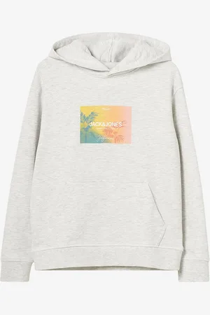 JACK & JONES Hættetrøje jorAruba Sunset Branding Sweat Hood