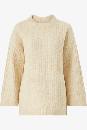 VERO MODA Trøje vmHeidi Wide LS O-nk Long Pullover