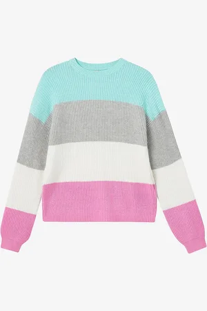 ONLY Trøje konSandy L/S Stripe Pullover CP Knt
