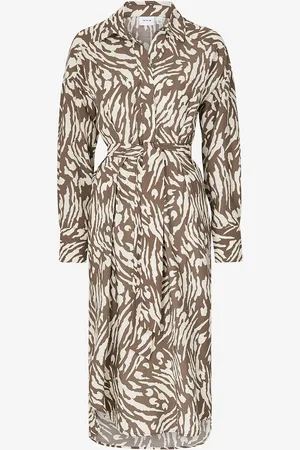 VILA Skjortekjole viDogma Jade L/S Mid Calf Shirt Dress