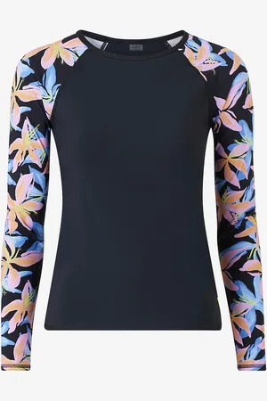 Roxy Trøje med solbeskyttelse / svømmetop SS Lycra Printed
