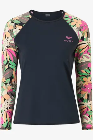 Roxy Trøje med solbeskyttelse / svømmetop SS Lycra Printed