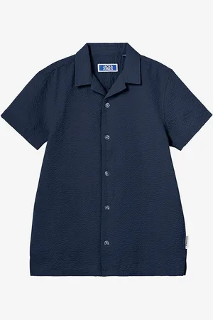 JACK & JONES Skjorte jorPalma Seersucker Shirt SS