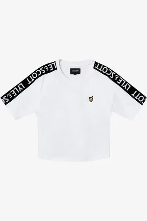 Lyle & Scott T-shirt Tape Shoulder Boxy SS W/B Length Tee