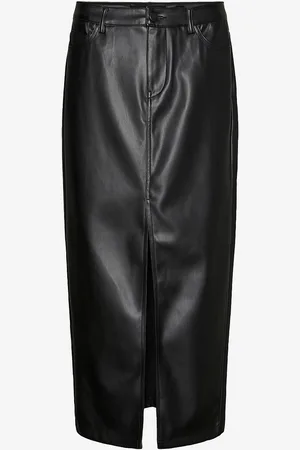 VERO MODA Nederdel vmBeverly HW Calf PL Skirt