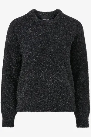 Pieces® Trøje pcSnow LS O-neck Knit