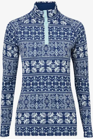 Bagheera Underställströja Merino Dalecarlian Top Polo W