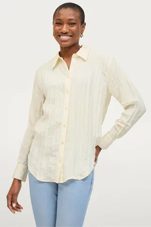 Gina Tricot Skjorte Crinkled Shirt