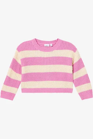 NAME IT Trøje nmfBilian LS Boxy Short Knit
