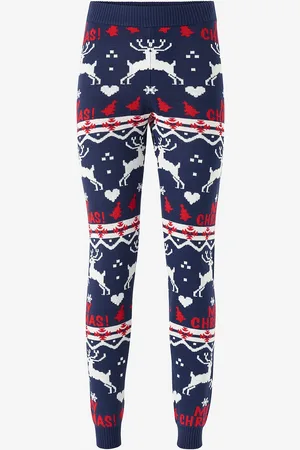 VILA Bukser viAnna Reindeer Christmas Knit Pant