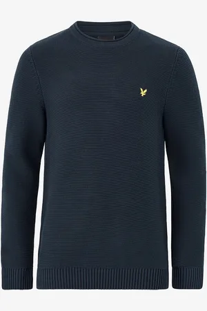 Lyle & Scott Trøje Garter Stitch Self Roll Neck