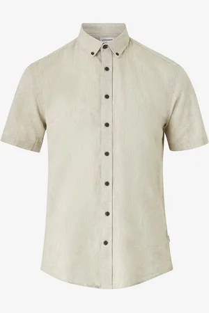 Lindbergh Skjorte Linen Cotton Shirt S/S