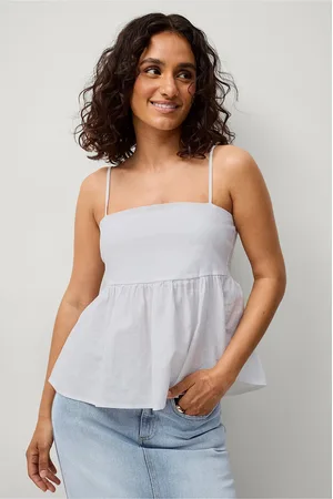Gina Tricot Hør-top Singlets