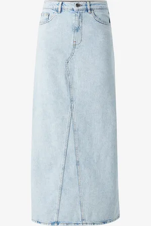 Gestuz Cowboynederdel Milygz HW Long Skirt