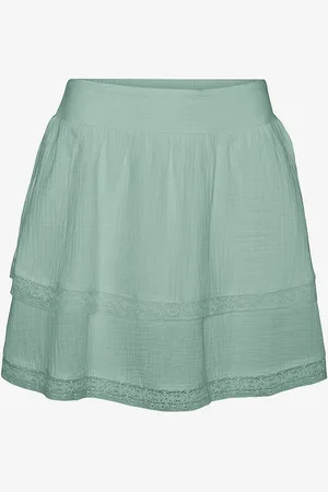 VERO MODA Volantnederdel vmNatali HW Short Lace Skirt Wvn