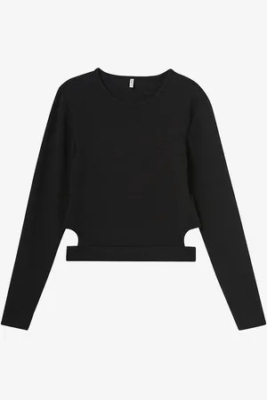 ONLY Top kogRoma L/S Short Cut Out Top Box