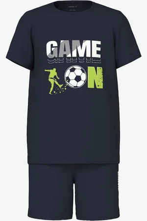 NAME IT Pyjamas nkmNightset SS Game On Football