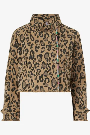 Coster Copenhagen Jakke Jacket in Blurry Leo Print
