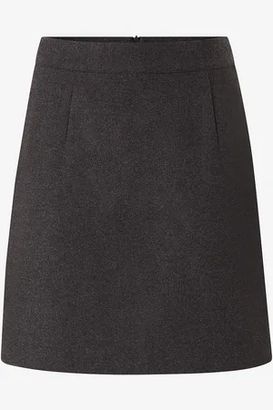 SELECTED Nederdel slfMercy-ula HW Mini Wool Skirt