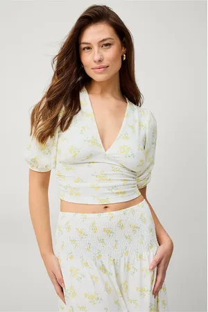Gina Tricot Bluse Puff Sleeve Top