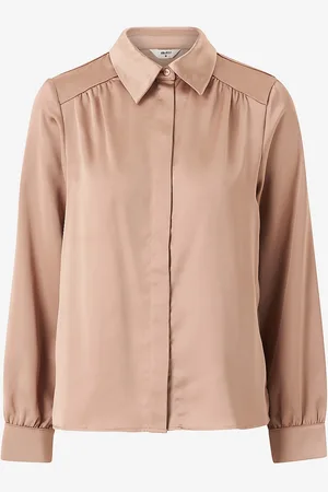 Object Skjorte objSateen L/S Shirt Noos