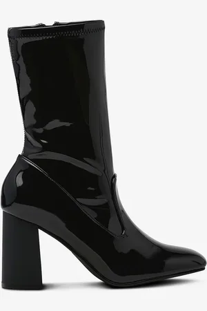 Bianco Støvler biaEllie Stretch Boot Patent