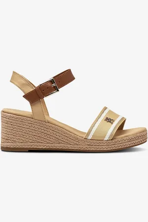 Tommy Hilfiger Sandaler med hæl Webbing Wedge Sandal
