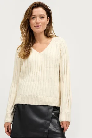 Gina Tricot Trøje V-neck Knitted Sweater
