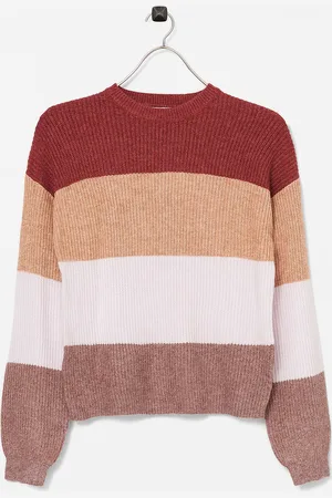 ONLY Trøje konSandy L/S Stripe Pullover CP Knt