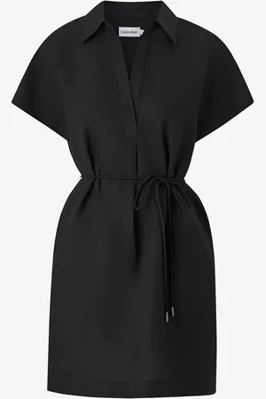 Calvin Klein Hørkjole Linen Blend SS Mini Dress