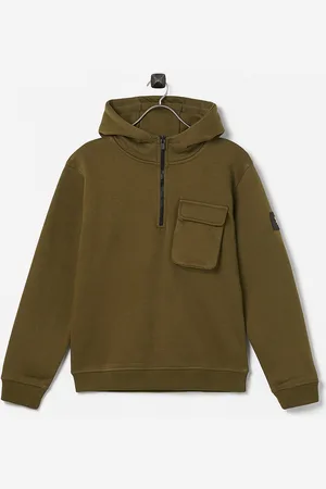 Lyle & Scott Hættetrøje Pocket Quarter Zip BB Hoodie