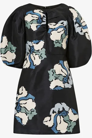 By Malina Kjole Primerose Open Front Mini Dress
