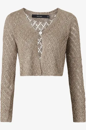 VERO MODA Cardigan vmLeilani Stitch LS Cropped