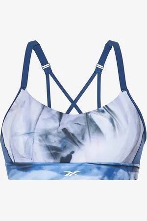 Reebok Sports-bh Lux Strappy Sports Bra Liquid Abyss Print