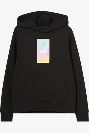 JACK & JONES Hættetrøje jorAruba Sunset Branding Sweat Hood