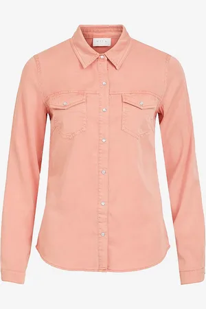 VILA Skjorte viBista Denim Shirt