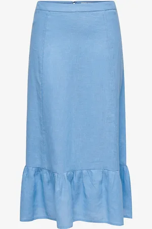 ONLY Nederdel onlTokyo HW Linen Blend Long Skirt