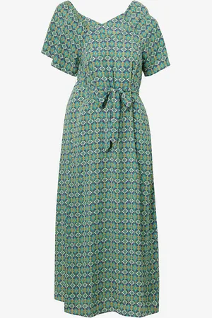 ONLY Maxi kjole onlAlma Life Poly Bay Long Dress Aop
