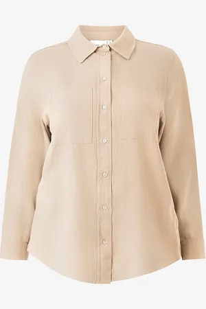 ONLY Skjorte carCaro L/S Ovs Linen Shirt Wvn